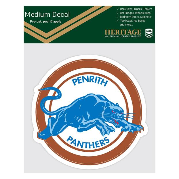 Panthers 1988 Heritage Logo Decal0