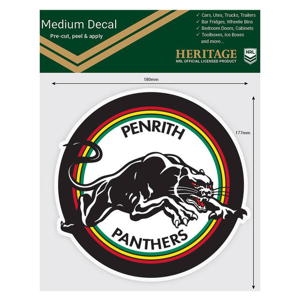 Panthers 1991 Heritage Logo Decal1