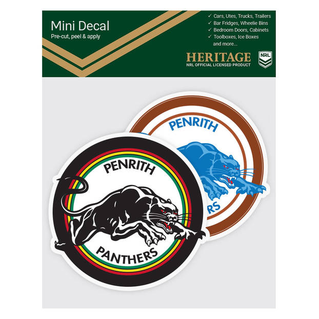 Panthers 1988 & 1991 Heritage Mini Decal0