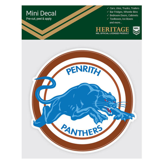 Panthers 1988 & 1991 Heritage Mini Decal2