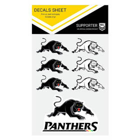 Panthers 7 Piece Decals Sheet