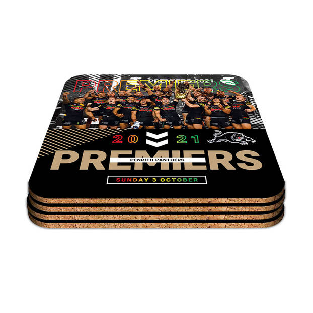 2021 Premiers Team Photo 4 Pack Coasters0