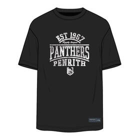 Panthers Mens Embroidery Script Tee