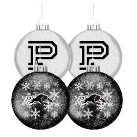 4 Pack Glitter Baubles