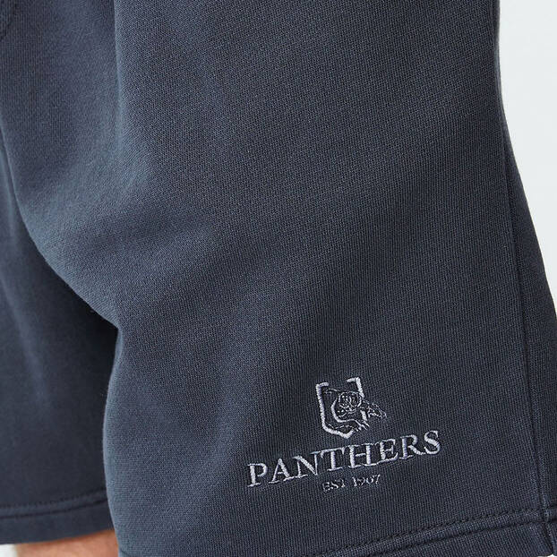 Panthers Men's Embroidered Fleece Short1