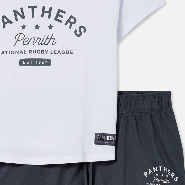 Panthers Women's Tee/Short PJ Set2