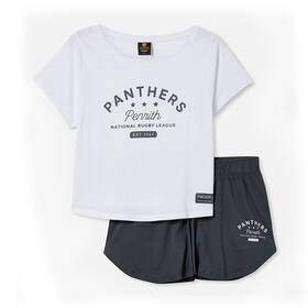 Panthers Women's Tee/Short PJ Set