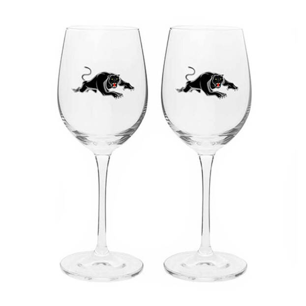Panthers S/2 Wine Glasses0