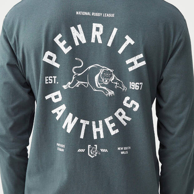Panthers Men's Team Print Long Sleeve Top2