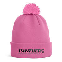 Panthers Tonal Pink Beanie1