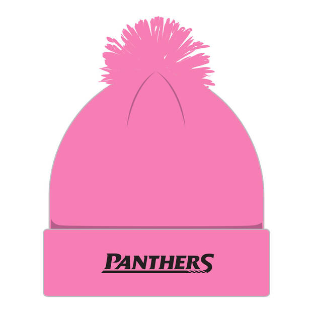 Panthers Tonal Pink Beanie3