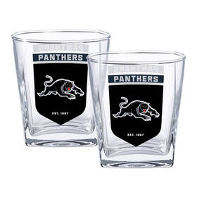Panthers 2pk Spirit Glasses