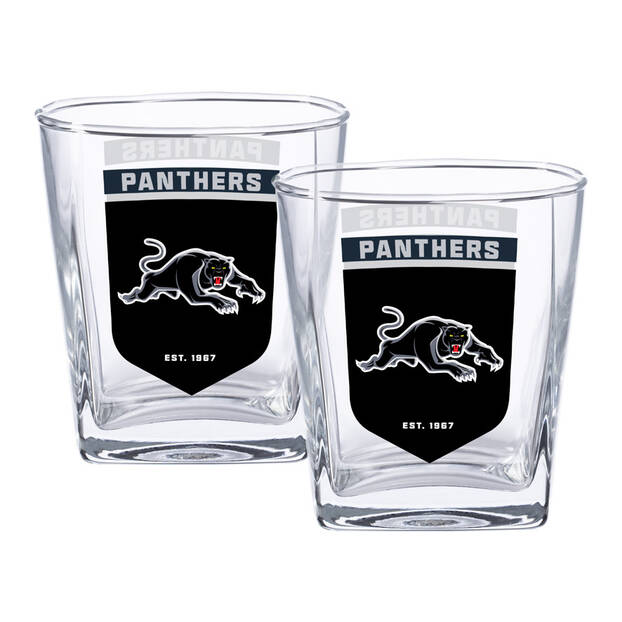 Panthers 2pk Spirit Glasses0