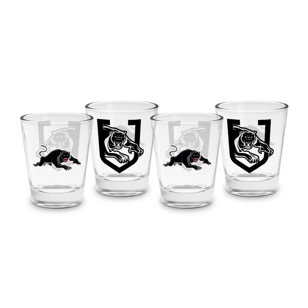 Panthers 4pk Shot Glasses0