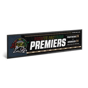 2023 Panthers Premiers Bar Runner