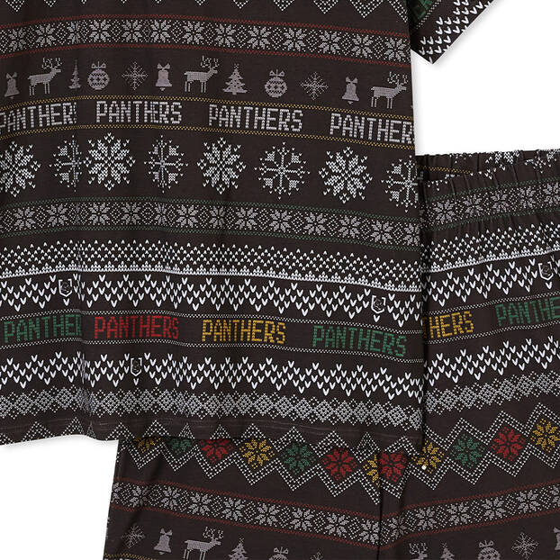 Panthers Adult Xmas PJ Set3