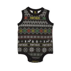 Panthers Infant Xmas Romper