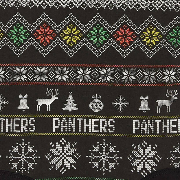 Panthers Infant Xmas Romper3