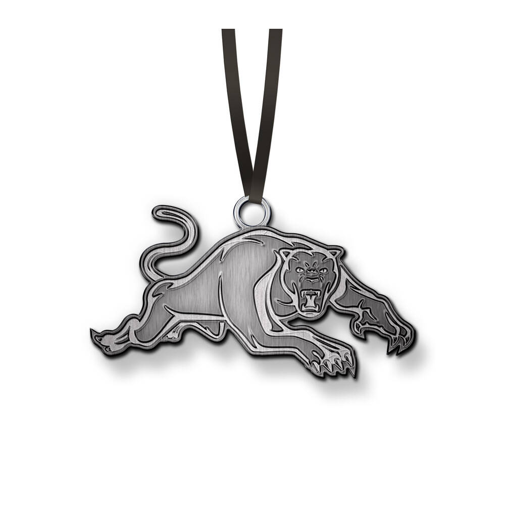 Panthers XMAS Metal Ornament0