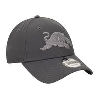 Panthers New Era Graphite 9FORTY Cloth Strap2