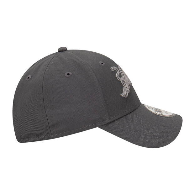 Panthers New Era Graphite 9FORTY Cloth Strap4