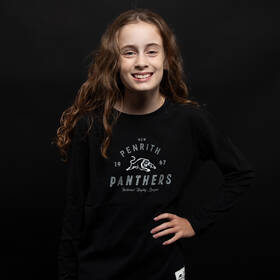 Panthers Youth LS Large Logo Top