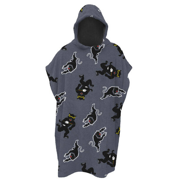 Panthers Youth Hooded Beach Towel0