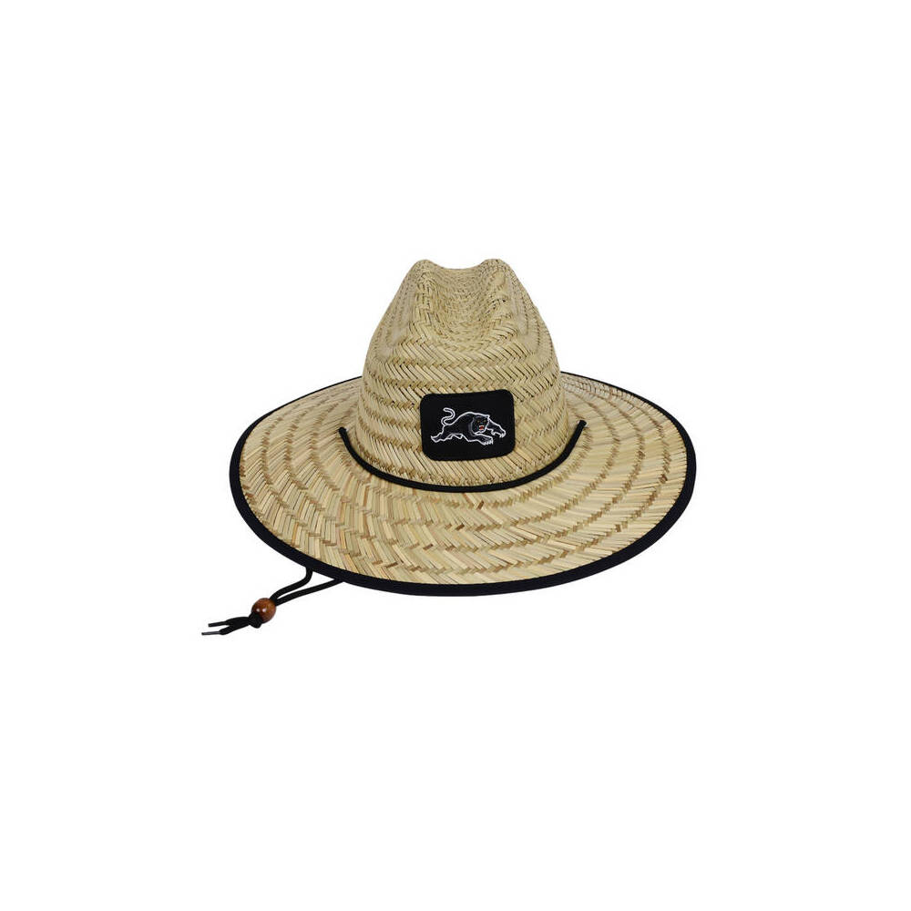 Panthers Pattern Straw Hat0
