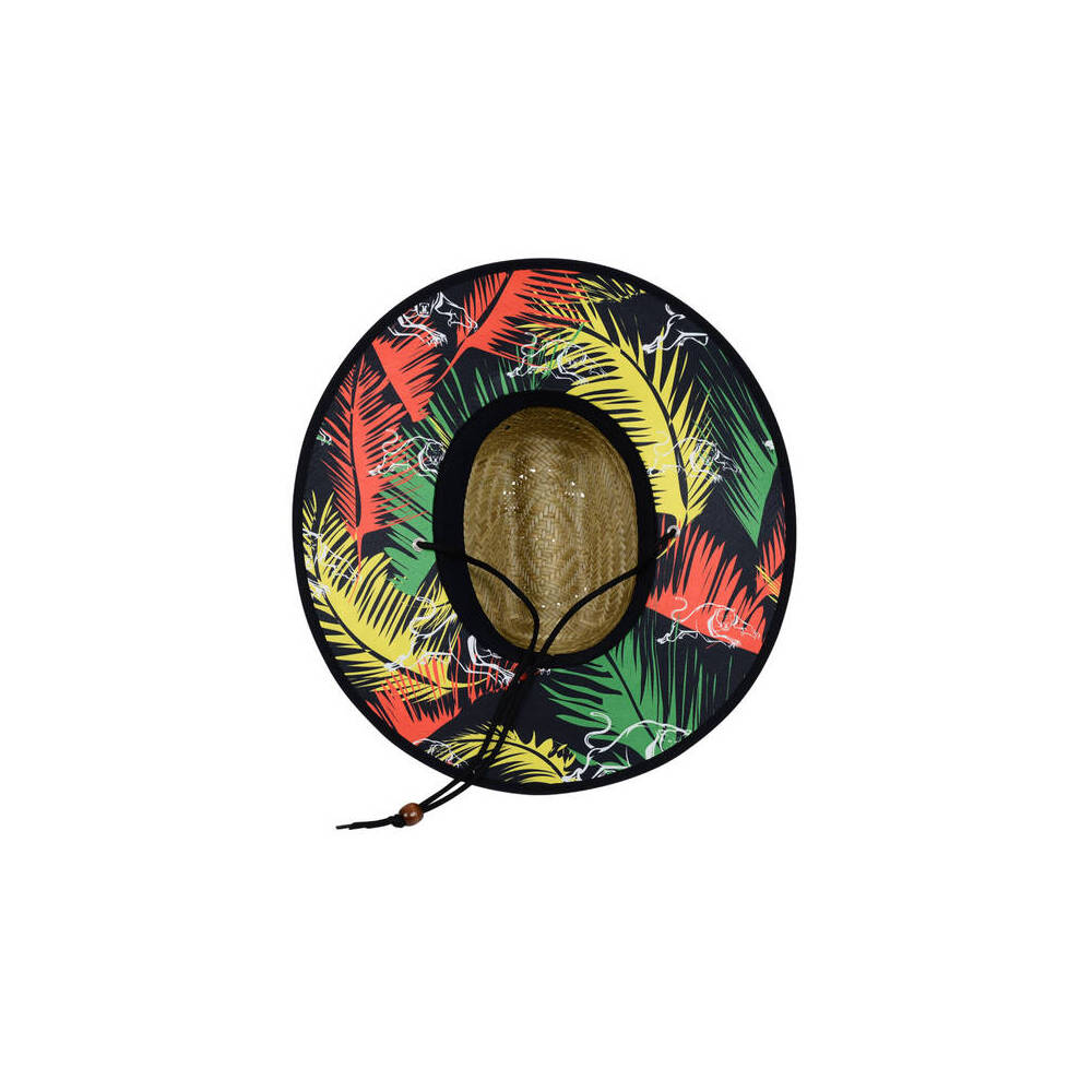 Panthers Pattern Straw Hat1