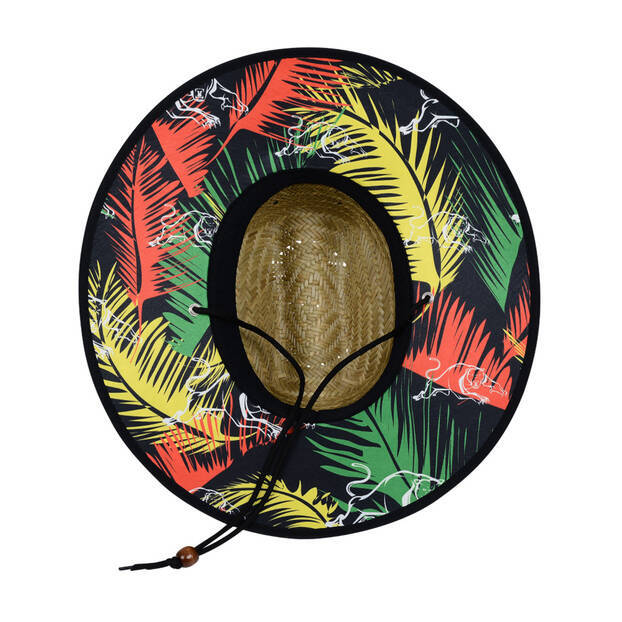 Panthers Pattern Straw Hat1