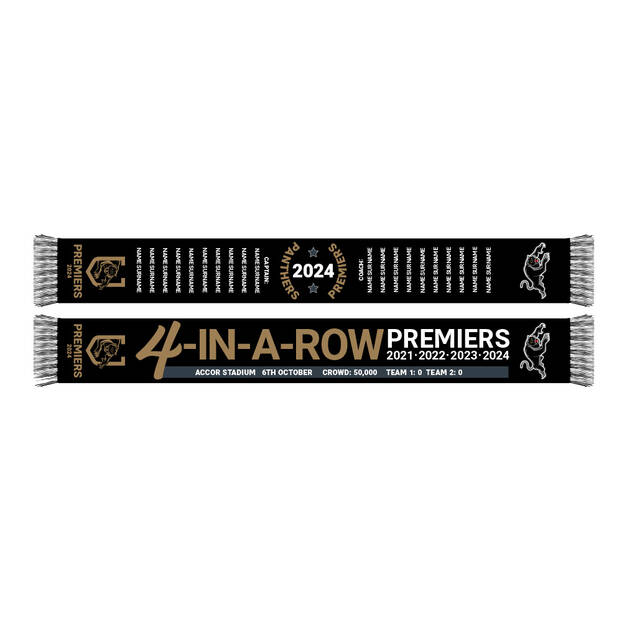 PRE-ORDER: 2024 Panthers Premiers Scarf0