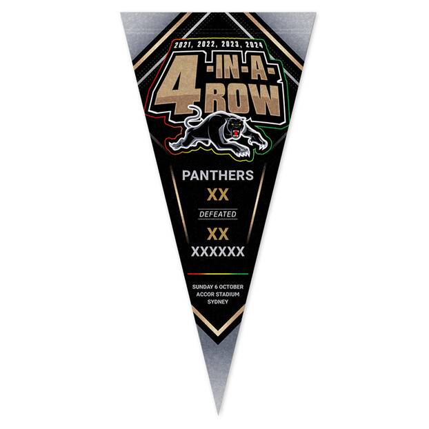 PRE-ORDER: 2024 Panthers Premiers Pennant0