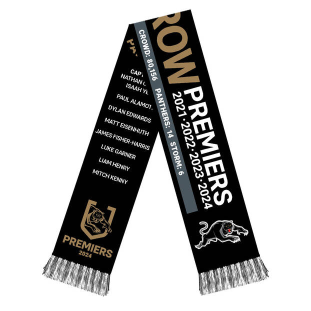 2024 Panthers Premiers Scarf0