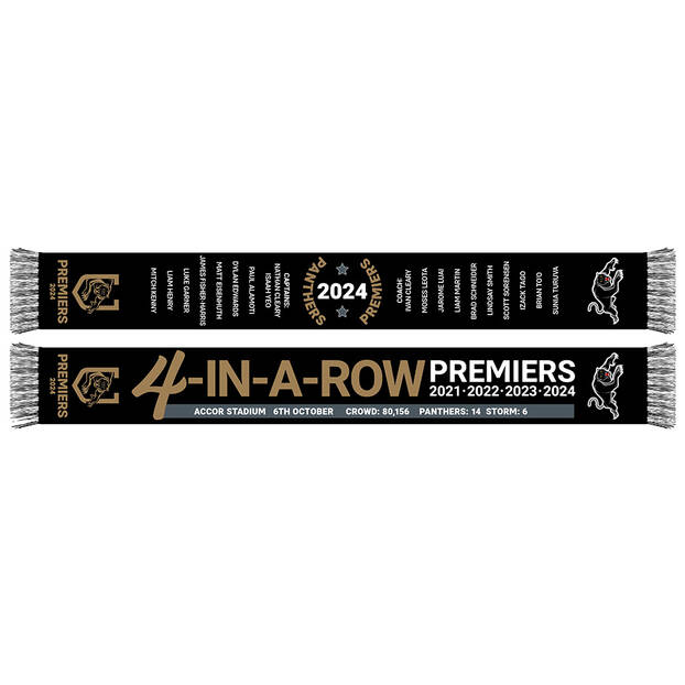 2024 Panthers Premiers Scarf1