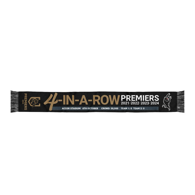 2024 Panthers Premiers Scarf2