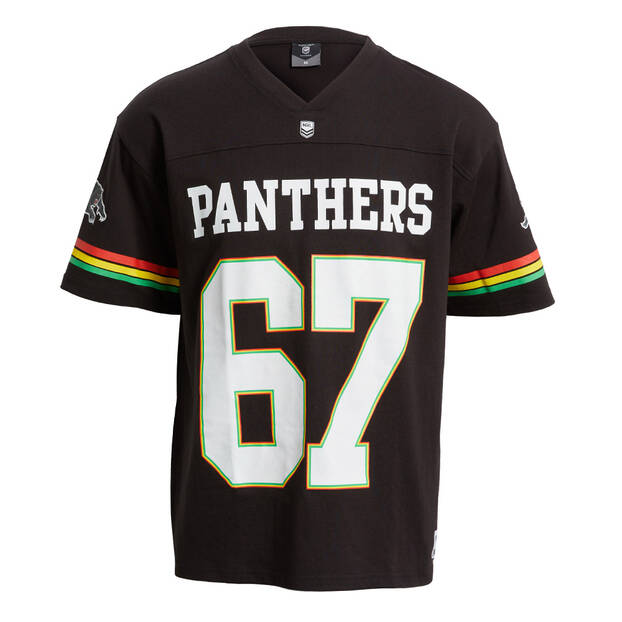 Panthers Adult Oversized Gridiron T-Shirt0