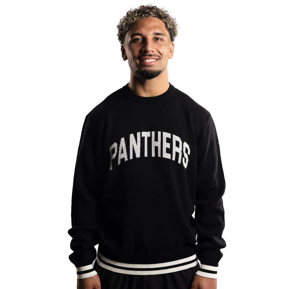 Panthers Adult Collegiate Crew Knit1