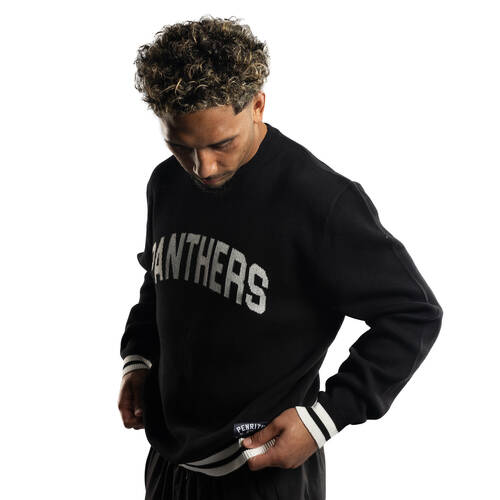 Panthers Adult Collegiate Crew Knit