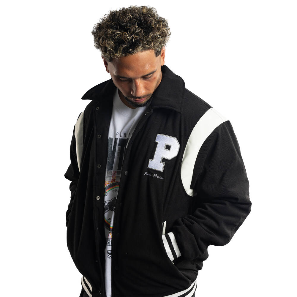 Panthers Adult Cord Varsity Jacket0