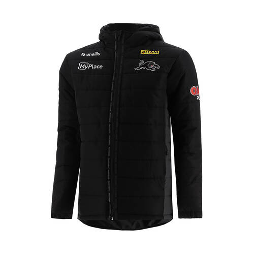 2025 Panthers Youth Hooded Padded Jacket