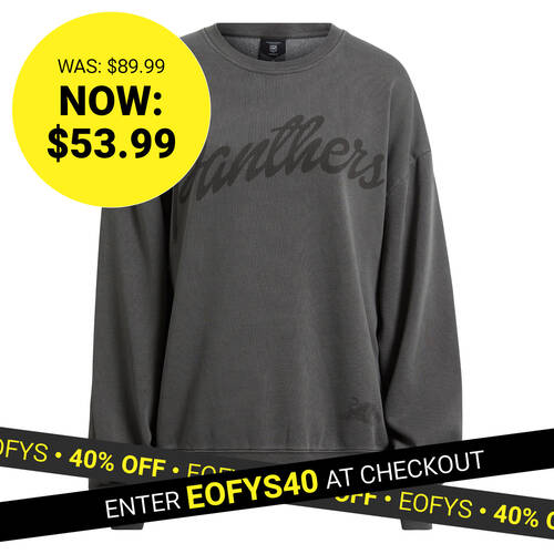 Panthers Women's Over Dye Crew