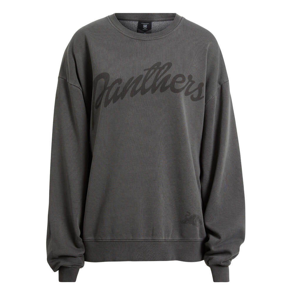Panthers Women's Over Dye Crew0