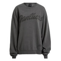 Panthers Women's Over Dye Crew0